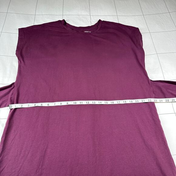 Universal Standard Dress Womens 10/12 Eggplant Misa Jersey Tie Front Stretch - Picture 8 of 10